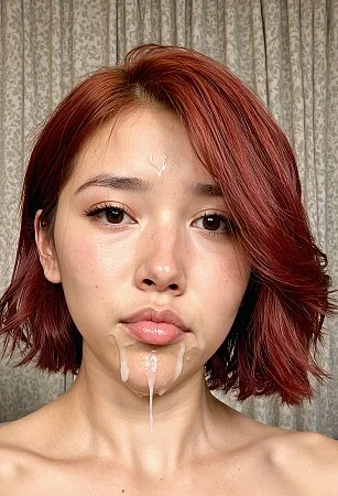 Fed Asian girl