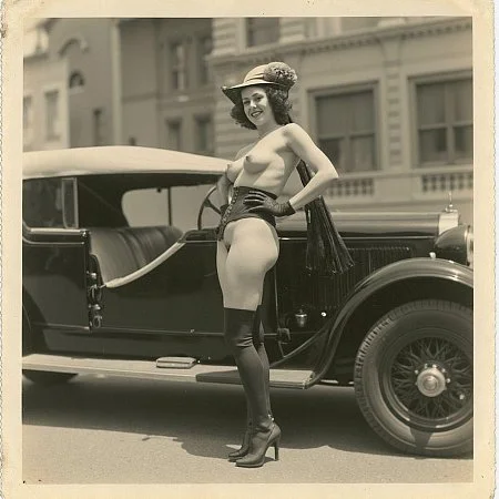 Photos of cars found in attic of newly purchased house...1930?